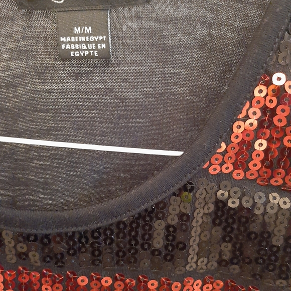 River Island black & red tank top size medium - Picture 3 of 6